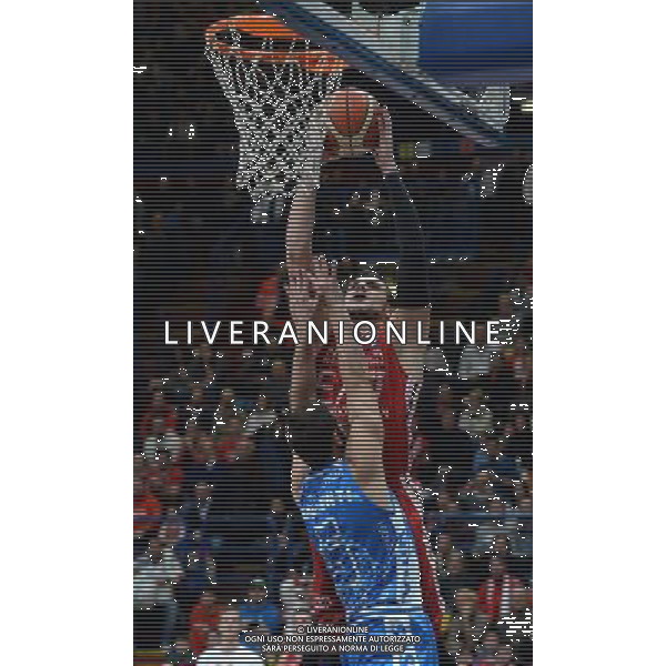 Beko Lega Basket Serie A 2015/2016 Giornata 15 Milano - 02.01.2016 EA7 Emporio Armani Milano-Banco di Sardegna Sassari Nella Foto:Gentile Alessandro /Ph.Vitez-Ag. Aldo Liverani