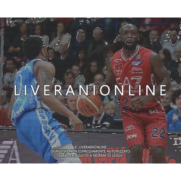 Beko Lega Basket Serie A 2015/2016 Giornata 15 Milano - 02.01.2016 EA7 Emporio Armani Milano-Banco di Sardegna Sassari Nella Foto:Jenkins Charles /Ph.Vitez-Ag. Aldo Liverani