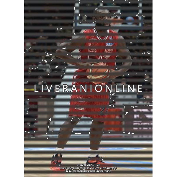 Beko Lega Basket Serie A 2015/2016 Giornata 15 Milano - 02.01.2016 EA7 Emporio Armani Milano-Banco di Sardegna Sassari Nella Foto:Jenkins Charles /Ph.Vitez-Ag. Aldo Liverani