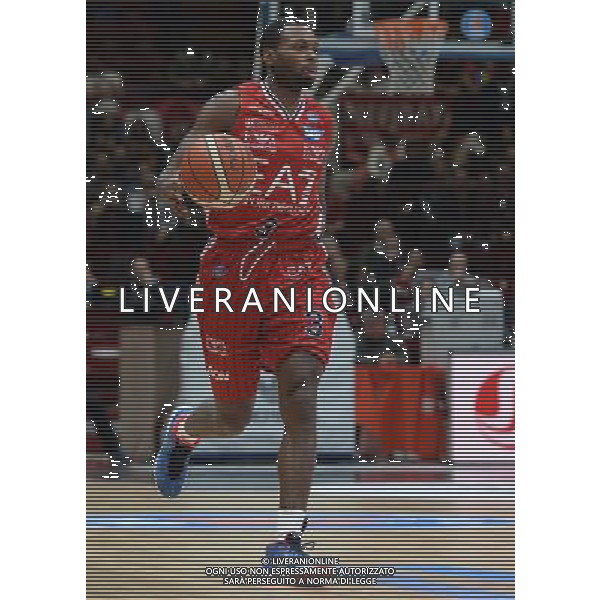 Beko Lega Basket Serie A 2015/2016 Giornata 15 Milano - 02.01.2016 EA7 Emporio Armani Milano-Banco di Sardegna Sassari Nella Foto:Lafayette Oliver /Ph.Vitez-Ag. Aldo Liverani