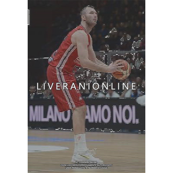 Beko Lega Basket Serie A 2015/2016 Giornata 15 Milano - 02.01.2016 EA7 Emporio Armani Milano-Banco di Sardegna Sassari Nella Foto:Macvan Milan /Ph.Vitez-Ag. Aldo Liverani