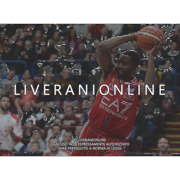 Beko Lega Basket Serie A 2015/2016 Giornata 15 Milano - 02.01.2016 EA7 Emporio Armani Milano-Banco di Sardegna Sassari Nella Foto:Mclean Jamel /Ph.Vitez-Ag. Aldo Liverani