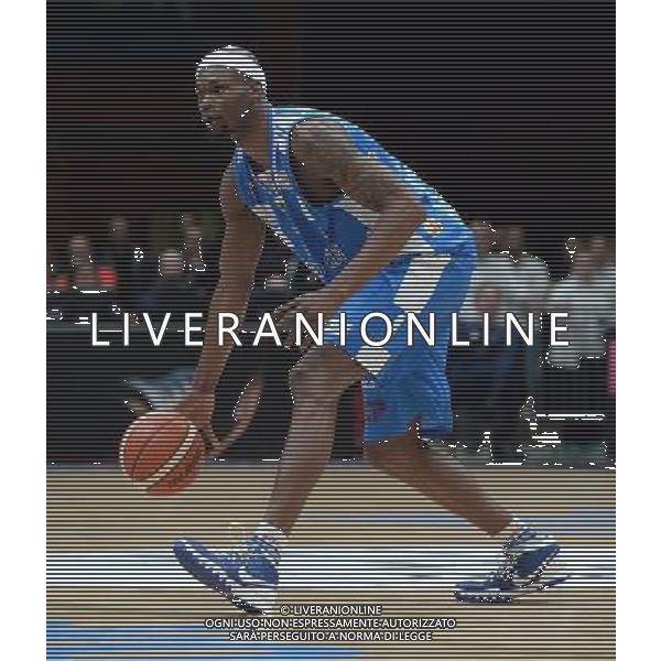 Beko Lega Basket Serie A 2015/2016 Giornata 15 Milano - 02.01.2016 EA7 Emporio Armani Milano-Banco di Sardegna Sassari Nella Foto:Petway Brent /Ph.Vitez-Ag. Aldo Liverani