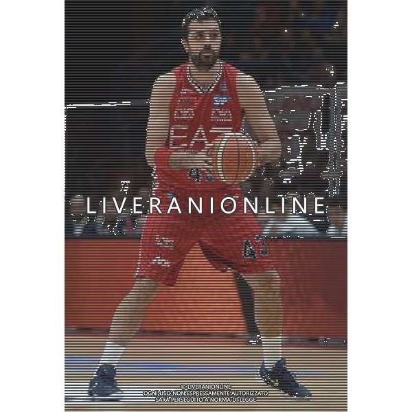 Beko Lega Basket Serie A 2015/2016 Giornata 15 Milano - 02.01.2016 EA7 Emporio Armani Milano-Banco di Sardegna Sassari Nella Foto:Simon Krunoslav /Ph.Vitez-Ag. Aldo Liverani