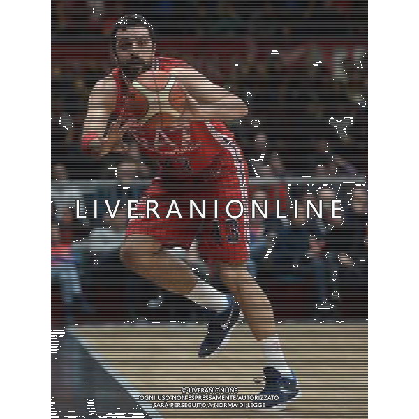 Beko Lega Basket Serie A 2015/2016 Giornata 15 Milano - 02.01.2016 EA7 Emporio Armani Milano-Banco di Sardegna Sassari Nella Foto:Simon Krunoslav /Ph.Vitez-Ag. Aldo Liverani