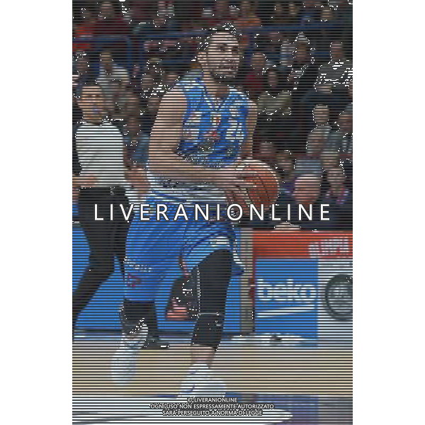 Beko Lega Basket Serie A 2015/2016 Giornata 15 Milano - 02.01.2016 EA7 Emporio Armani Milano-Banco di Sardegna Sassari Nella Foto:Stipcevic Rok /Ph.Vitez-Ag. Aldo Liverani