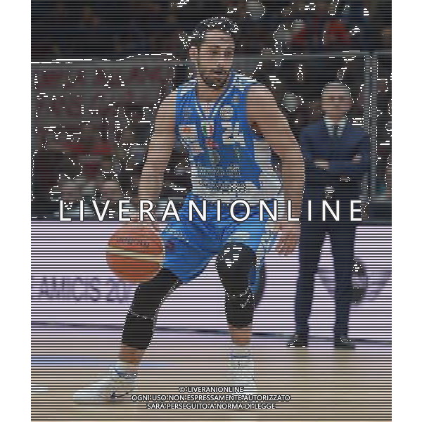 Beko Lega Basket Serie A 2015/2016 Giornata 15 Milano - 02.01.2016 EA7 Emporio Armani Milano-Banco di Sardegna Sassari Nella Foto:Stipcevic Rok /Ph.Vitez-Ag. Aldo Liverani