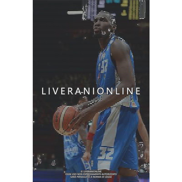 Beko Lega Basket Serie A 2015/2016 Giornata 15 Milano - 02.01.2016 EA7 Emporio Armani Milano-Banco di Sardegna Sassari Nella Foto:Varnado Jarvis /Ph.Vitez-Ag. Aldo Liverani