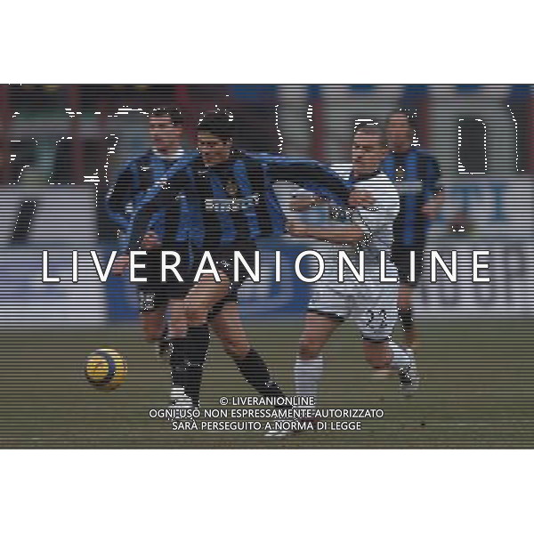 Milano !6-02-2005 Coppa Italia TIM Inter - Atalanta nella foto cruz e mingazzini ph Marco Luzzani/Ag. Aldo Liverani S.a.s.