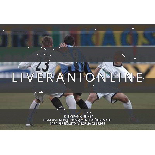 Milano !6-02-2005 Coppa Italia TIM Inter - Atalanta nella foto cruz capelli e mingazzini ph Marco Luzzani/Ag. Aldo Liverani S.a.s.