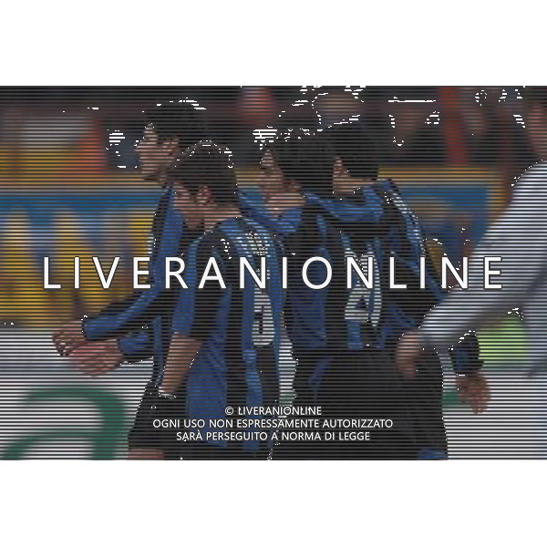 Milano !6-02-2005 Coppa Italia TIM Inter - Atalanta nella foto esultanza recoba ph Marco Luzzani/Ag. Aldo Liverani S.a.s.