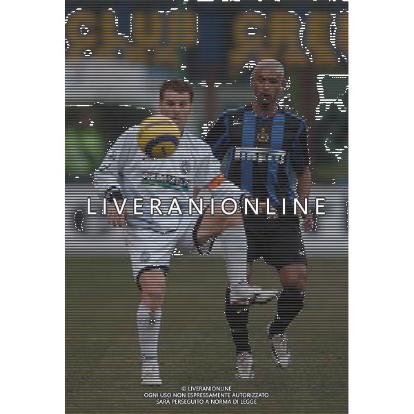 Milano !6-02-2005 Coppa Italia TIM Inter - Atalanta nella foto ze maria e marcolini ph Marco Luzzani/Ag. Aldo Liverani S.a.s.