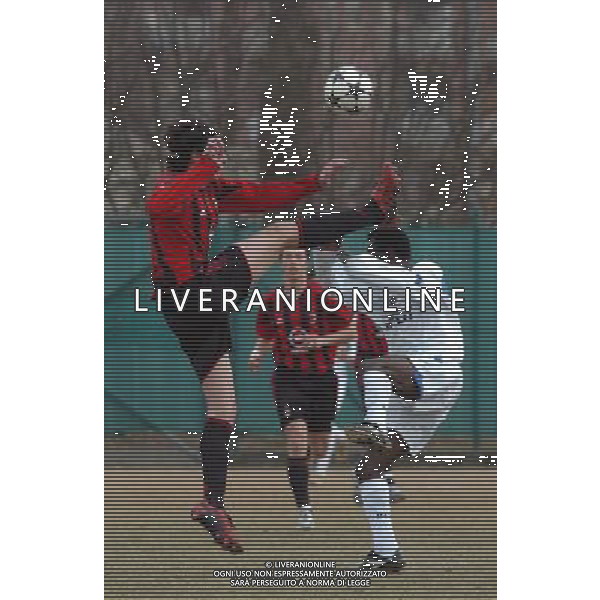 Settimo Milanese 16/02/2005 Ritorno coppa Italia Primavera 2004/05 nella foto: Izecson (fratello Kaka ) e Diarra foto Danilo Recalcati/Ag.Aldo Liverani