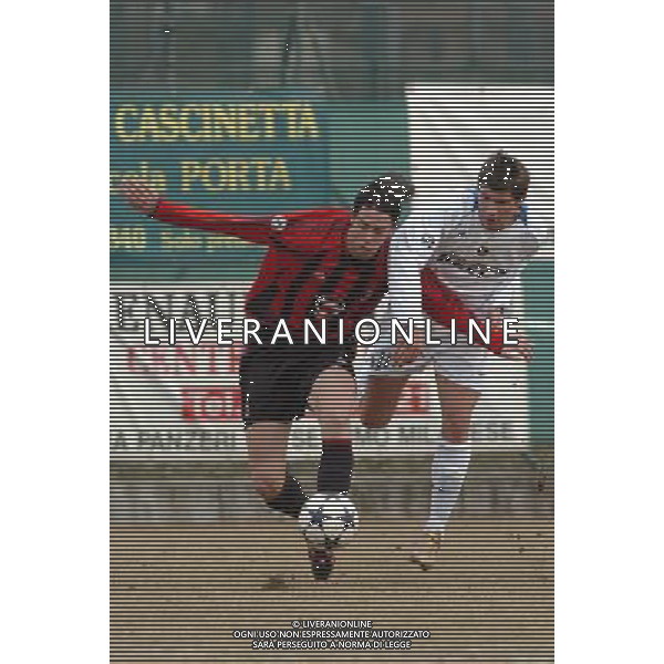 Settimo Milanese 16/02/2005 Ritorno coppa Italia Primavera 2004/05 nella foto: Izecson (fratello Kaka ) e Momente\' foto Danilo Recalcati/Ag.Aldo Liverani