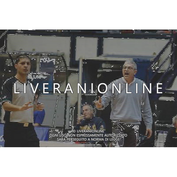 Basket serie B, Girone A, 16» giornata, NTS Basket Rimini Crabs vs Basket Golfo Piombino, 06/01/2016, nella foto: IL COACH MASSIMO PADOVANO, URLA CONTRO L\'ARBITRO, ©CLAUDIO ZAMAGNI/AGENZIA ALDO LIVERANI S.A.S.