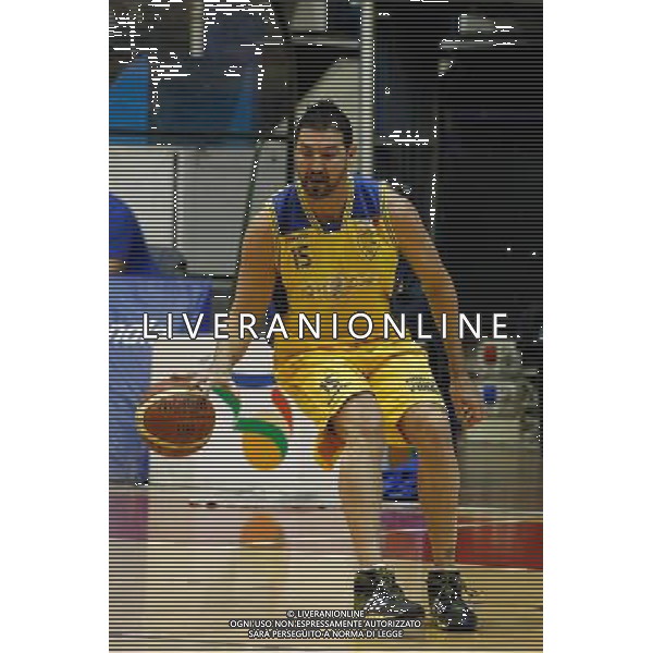 Basket serie B, Girone A, 16» giornata, NTS Basket Rimini Crabs vs Basket Golfo Piombino, 06/01/2016, nella foto: GIGENA MARIO ALBERTO, ©CLAUDIO ZAMAGNI/AGENZIA ALDO LIVERANI S.A.S.