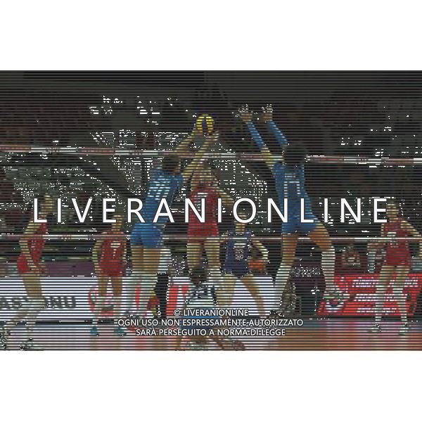 2016 European Olympic Qualification Pool B dAY 2 - match Italy and Russia at Baskent Volleyball Hall in Ankara on January 5, 2016. Final Score: Italy 1 - Russia 3 Pictured: Kseniia Ilchenko #18 of Russia . SIATKOWKA KOBIET TURNIEJ KWALIFIKACYJNY KWALIFIKACJE OLIMPIJSKIE RIO 2016 WLOCHY vs ROSJA FOT. SESKIM/NEWSPIX.PL POLAND, TURKEY, UK, AUSTRIA AND GERMANY OUT !!! --- Newspix.pl AG ALDO LIVERANI SAS ONLY ITALY *** Local Caption *** www.newspix.pl mail us: info@newspix.pl call us: 0048 022 23 22 222 --- Polish Picture Agency by Ringier Axel Springer Poland