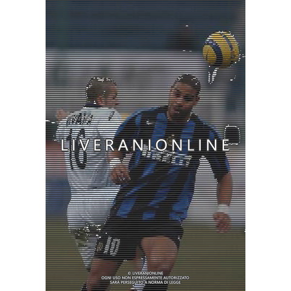 Milano !6-02-2005 Coppa Italia TIM Inter - Atalanta nella foto adriano e rivalta ph Marco Luzzani/Ag. Aldo Liverani S.a.s.