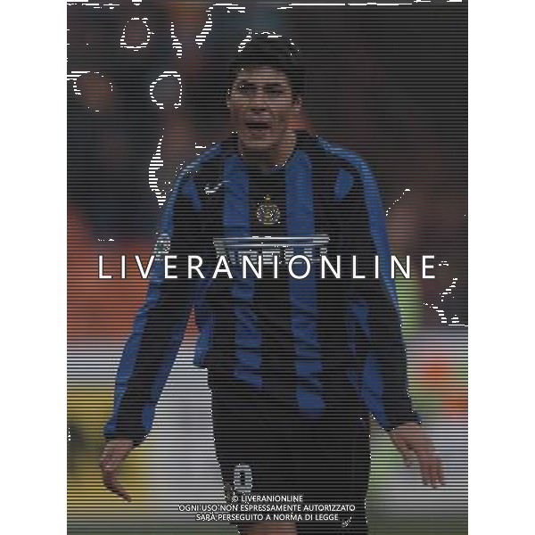 Milano !6-02-2005 Coppa Italia TIM Inter - Atalanta nella foto esultanza cruz ph Marco Luzzani/Ag. Aldo Liverani S.a.s.