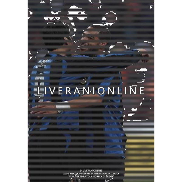Milano !6-02-2005 Coppa Italia TIM Inter - Atalanta nella foto esultanza cruz ph Marco Luzzani/Ag. Aldo Liverani S.a.s.