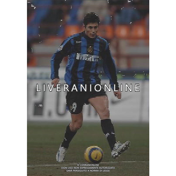Milano 16/02/2005 coppa italia tim 2004/05 inter-atalanta 3:0 nella foto cruz julio ricardo ph marco luzzani/ag aldo liverani s.a.s.