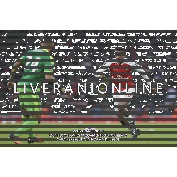 Arsenal\'s Alex Iwobi in action during todays match Photographer Craig Mercer/CameraSport Football - The FA Cup Third Round - Arsenal v Sunderland - Saturday 9th January 2016 - Emirates Stadium - London © CameraSport - 43 Linden Ave. Countesthorpe. Leicester. England. LE8 5PG - Tel: +44 (0) 116 277 4147 - admin@camerasport.com - www.camerasport.com AG ALDO LIVERANI SAS