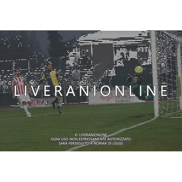 Campionato Lega Pro, Girone B, 17» giornata, SANTARCANGELO vs MACERATESE del 09/01/2016, nella foto LA PARATA DI FORTE FRANCESCO, ©CLAUDIO ZAMAGNI/AGENZIA ALDO LIVERANI S.A.S.