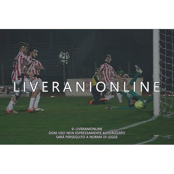 Campionato Lega Pro, Girone B, 17» giornata, SANTARCANGELO vs MACERATESE del 09/01/2016, nella foto, IL GOAL DI ROSSI, ©CLAUDIO ZAMAGNI/AGENZIA ALDO LIVERANI S.A.S.