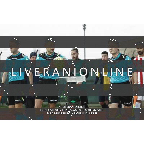 Campionato Lega Pro, Girone B, 17» giornata, SANTARCANGELO vs MACERATESE del 09/01/2016, nella foto, I GIUDICI DI GARA D\'APICE, CASSARË, MARQUES, ©CLAUDIO ZAMAGNI/AGENZIA ALDO LIVERANI S.A.S.
