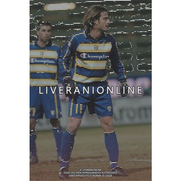 PARMA 16/02/05 COPPA UEFA 2005 ANDATASEDICESIMI DI FINALE PARMA-STOCCARDA NELLA FOTO GILARDINO ALBERTO PH GIGI ARCAINI/AG.ALDO LIVERANI