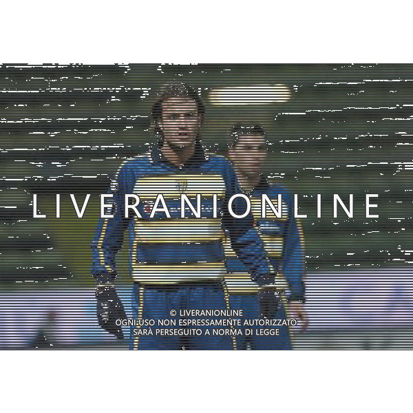PARMA 16/02/05 COPPA UEFA 2005 ANDATASEDICESIMI DI FINALE PARMA-STOCCARDA NELLA FOTO GILARDINO ALBERTO PH GIGI ARCAINI/AG.ALDO LIVERANI