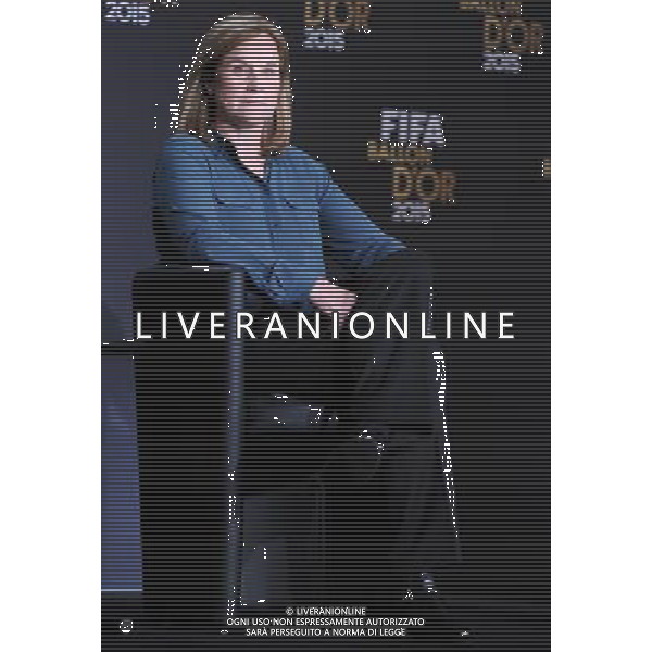FIFA Ballon d\'Or 2015 Zurigo - 11.01.2016 Nella Foto:Conferenza Stampa nominati per il premio miglior allenatore femminile Jillian Ellis (USA) /Ph.Vitez-Ag. Aldo Liverani