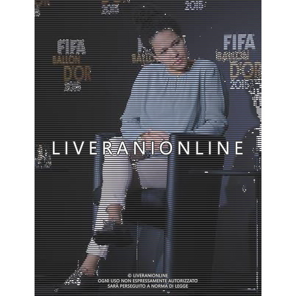 FIFA Ballon d\'Or 2015 Zurigo - 11.01.2016 Nella Foto:Conferenza Stampa delle tre nominate come migliori calciatrici Celia Sasic (Germania) /Ph.Vitez-Ag. Aldo Liverani