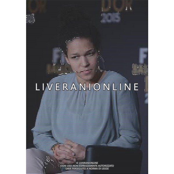 FIFA Ballon d\'Or 2015 Zurigo - 11.01.2016 Nella Foto:Conferenza Stampa delle tre nominate come migliori calciatrici Celia Sasic (Germania) /Ph.Vitez-Ag. Aldo Liverani