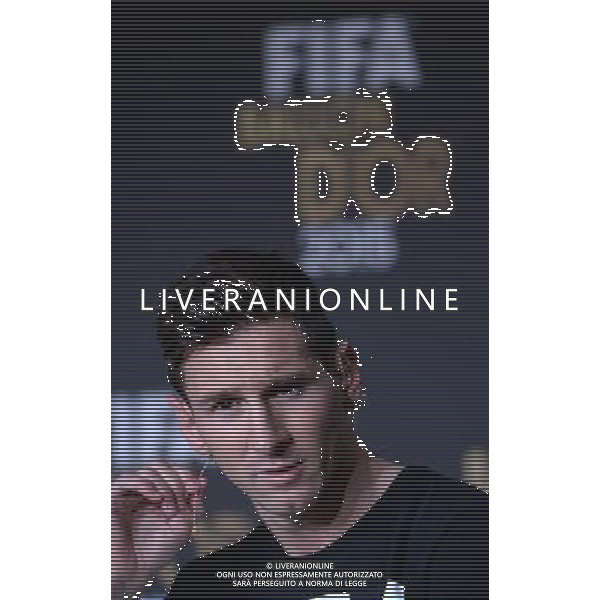 FIFA Ballon d\'Or 2015 Zurigo - 11.01.2016 Nella Foto:Conferenza Stampa per i tre nominati come migliori giocatori Lionel Messi (Argentina) /Ph.Vitez-Ag. Aldo Liverani