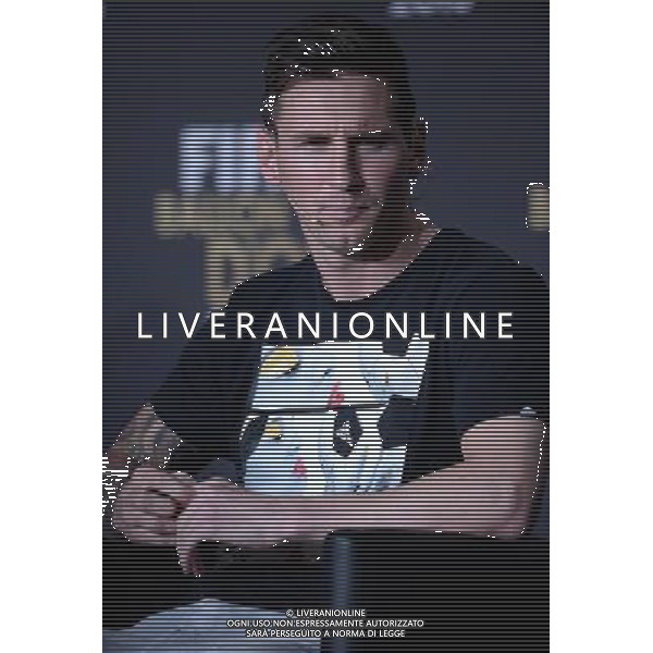 FIFA Ballon d\'Or 2015 Zurigo - 11.01.2016 Nella Foto:Conferenza Stampa per i tre nominati come migliori giocatori Lionel Messi (Argentina) /Ph.Vitez-Ag. Aldo Liverani