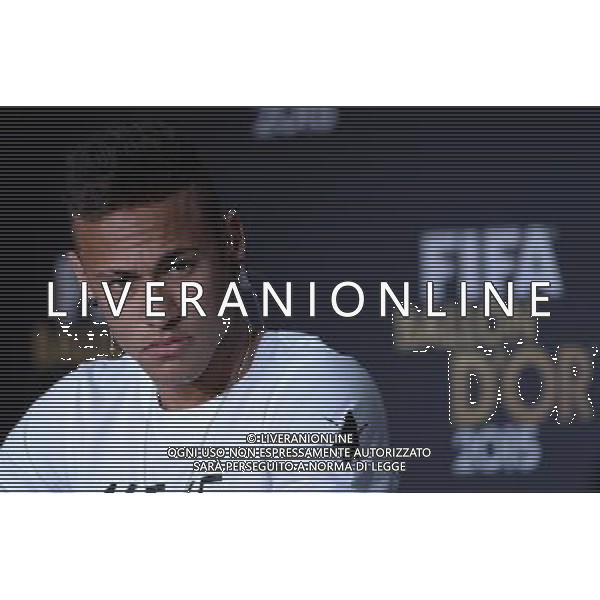 FIFA Ballon d\'Or 2015 Zurigo - 11.01.2016 Nella Foto:Conferenza Stampa per i tre nominati come migliori giocatori Neymar (Brasile) /Ph.Vitez-Ag. Aldo Liverani
