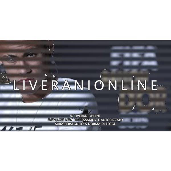 FIFA Ballon d\'Or 2015 Zurigo - 11.01.2016 Nella Foto:Conferenza Stampa per i tre nominati come migliori giocatori Neymar (Brasile) /Ph.Vitez-Ag. Aldo Liverani