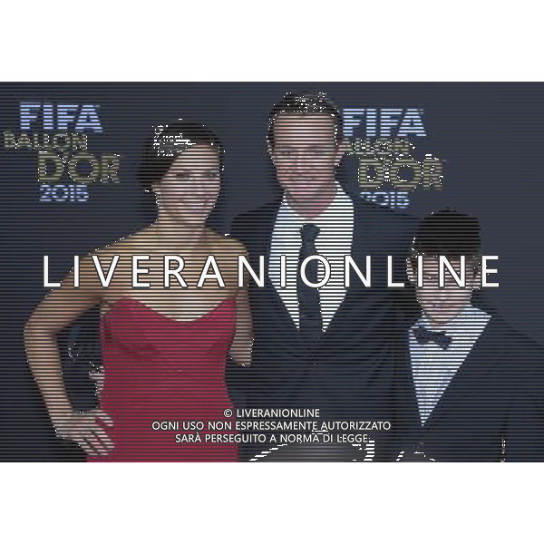 FIFA Ballon d\'Or 2015 Zurigo - 11.01.2016 Nella Foto:Carli Lloyd con la famiglia /Ph.Vitez-Ag. Aldo Liverani