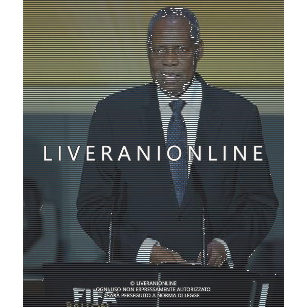 FIFA Ballon d\'Or 2015 Zurigo - 11.01.2016 Nella Foto: presidente fifa Issa Hayatou /Ph.Vitez-Ag. Aldo Liverani