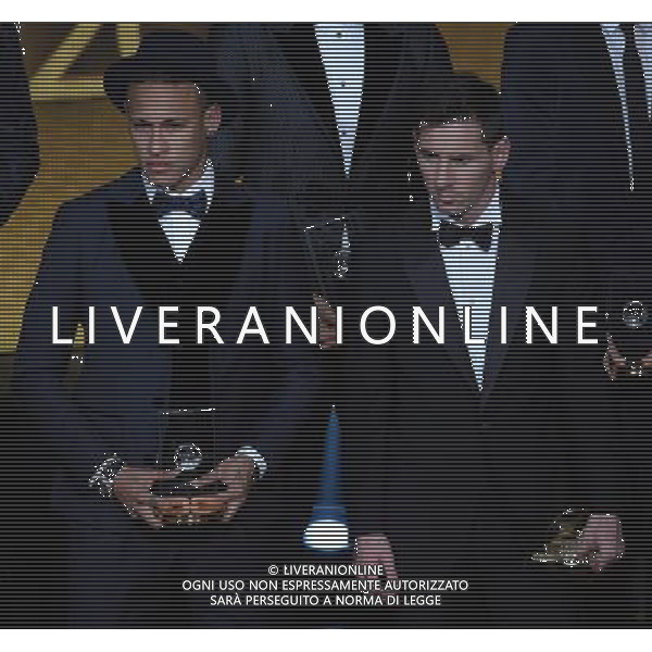 FIFA Ballon d\'Or 2015 Zurigo - 11.01.2016 Nella Foto: lionel messi e neymar /Ph.Vitez-Ag. Aldo Liverani