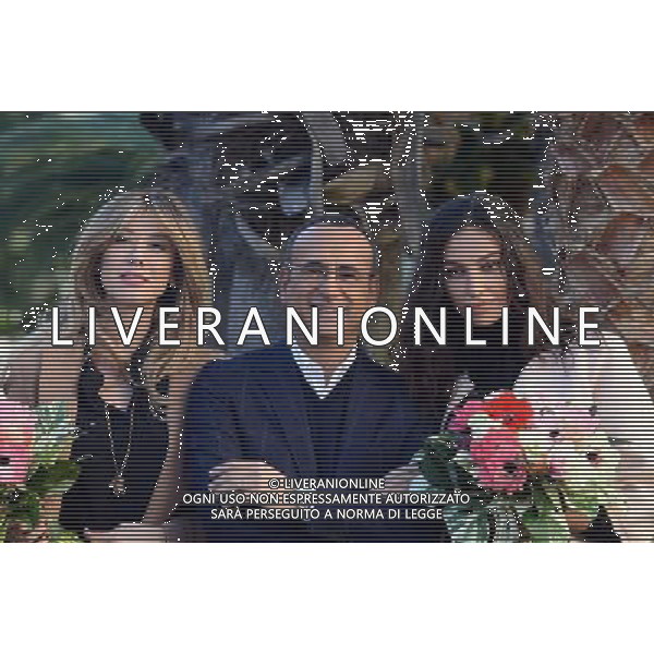 Conferenza stampa di presentazione del 66mo Festival di Sanremo 12 Gennaio 2016 nella foto: Virginia Raffaele, Carlo Conti, Madalina Ghenea, ©Gazzaniga / AGENZIA ALDO LIVERANI SAS