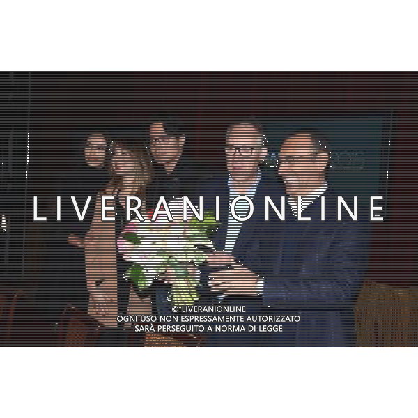 Conferenza stampa di presentazione del 66mo Festival di Sanremo 12 Gennaio 2016 nella foto: Virginia Raffaele, Carlo Conti, Madalina Ghenea, Gabriel Garko e Alberto Biancheri sindaco di Sanremo ©Gazzaniga / AGENZIA ALDO LIVERANI SAS