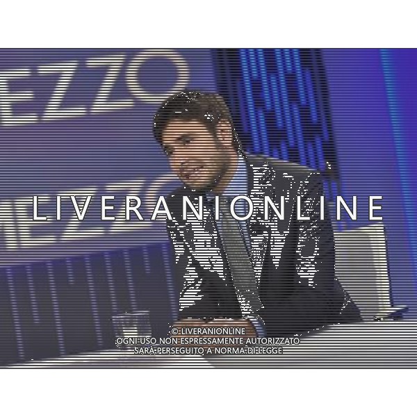 Roma - 12.01.2016 - Studi La7 - Trasmissione TV \' Otto e Mezzo \' - nella foto: Alessandro Di Battista / Ph Corradetti - Ag. Aldo Liverani Sas / AGENZIA ALDO LIVERANI SAS