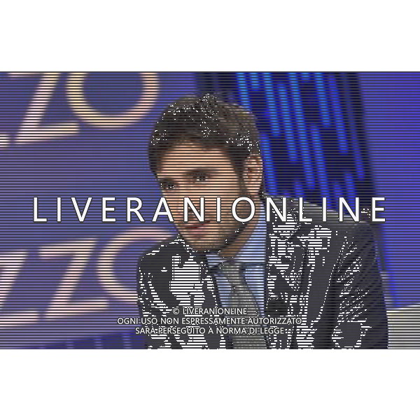 Roma - 12.01.2016 - Studi La7 - Trasmissione TV \' Otto e Mezzo \' - nella foto: Alessandro Di Battista / Ph Corradetti - Ag. Aldo Liverani Sas / AGENZIA ALDO LIVERANI SAS