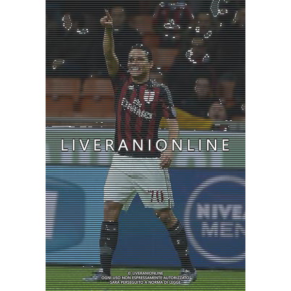 Coppa Italia TIM Cup 2015/2016 Quarti di Finale Milano - 13.01.2016 Milan-Carpi Nella Foto:bacca carlosesulta /Ph.Vitez-Ag. Aldo Liverani
