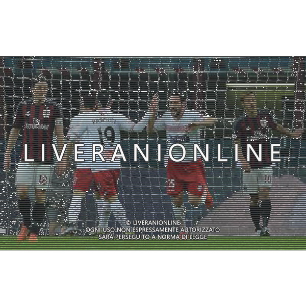 Coppa Italia TIM Cup 2015/2016 Quarti di Finale Milano - 13.01.2016 Milan-Carpi Nella Foto:mancosu esulta /Ph.Vitez-Ag. Aldo Liverani