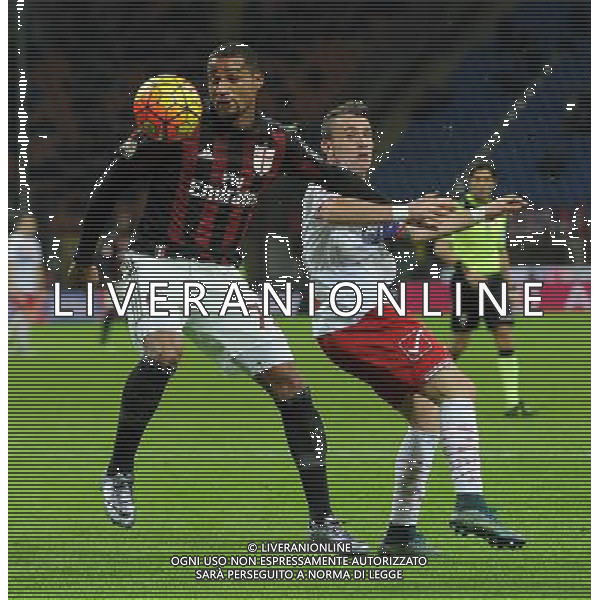 Coppa Italia TIM Cup 2015/2016 Quarti di Finale Milano - 13.01.2016 Milan-Carpi Nella Foto:Kevin Prince Boateng-Gaetano Letizia /Ph.Vitez-Ag. Aldo Liverani