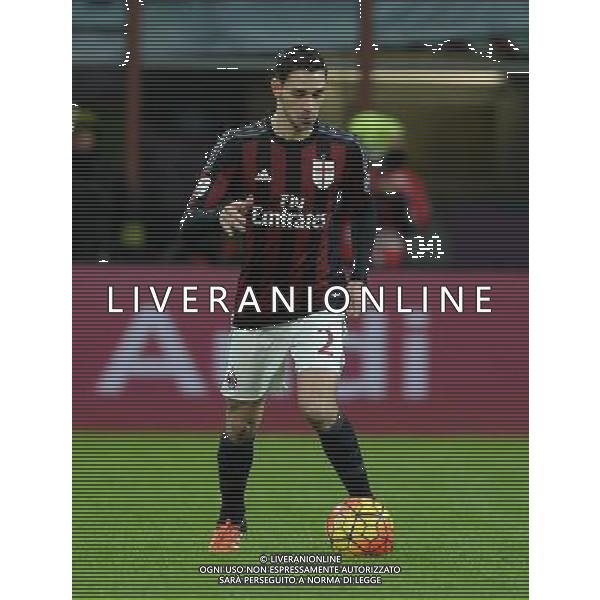 Coppa Italia TIM Cup 2015/2016 Quarti di Finale Milano - 13.01.2016 Milan-Carpi Nella Foto:Mattia De Sciglio /Ph.Vitez-Ag. Aldo Liverani
