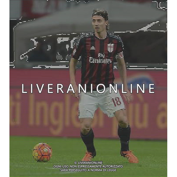 Coppa Italia TIM Cup 2015/2016 Quarti di Finale Milano - 13.01.2016 Milan-Carpi Nella Foto:Riccardo Montolivo /Ph.Vitez-Ag. Aldo Liverani